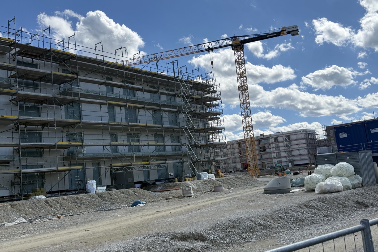 Hochbau — Wohnanlage im Bau im Großraum München