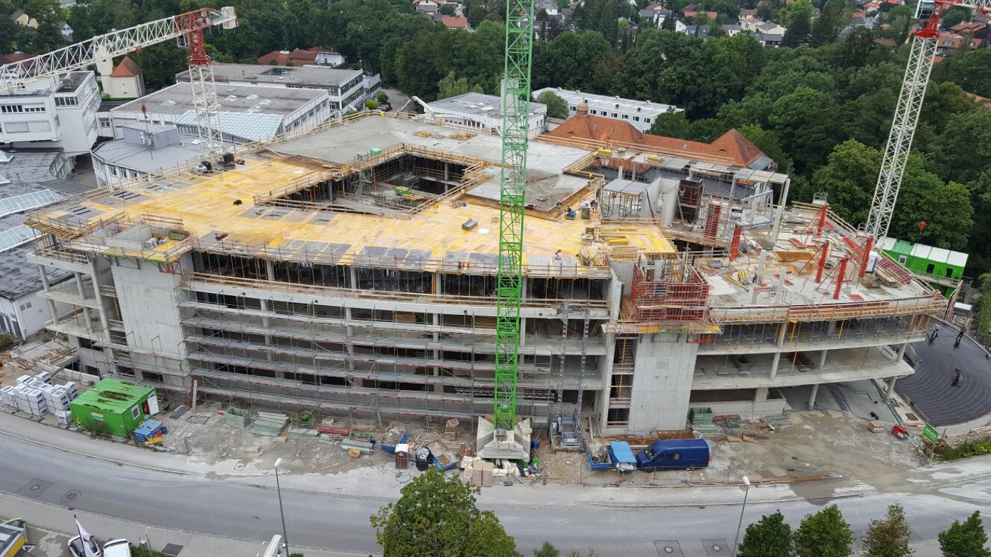 Großes Bauprojekt — Drohnenshot